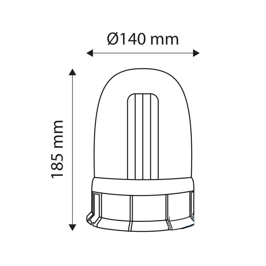 LED Magnetiline ohutusvilkur LIGHT LED SMD 5730/12-24V
