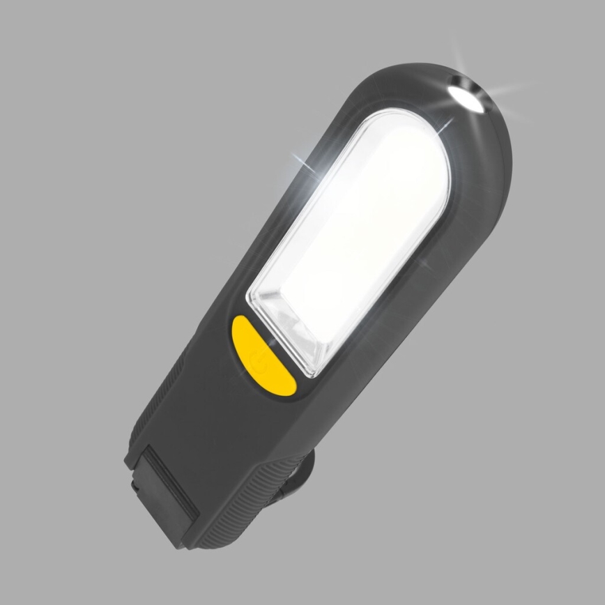 LED Magnetiline taskulamp LED/3W/3xAAA