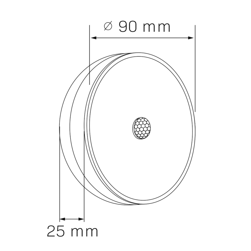 LED Mööblivalgustus anduriga LED/1,2W/4,5V 3xAA matt kroom