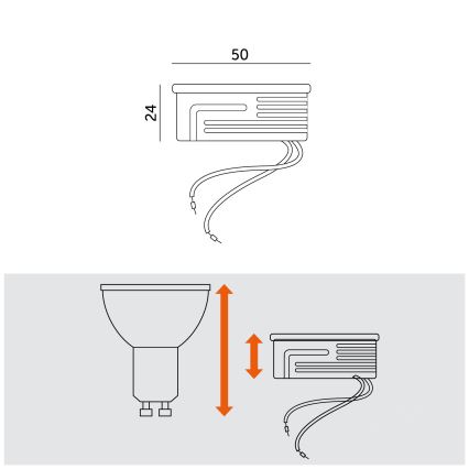 LED Moodul LED/5W/230V 3000K