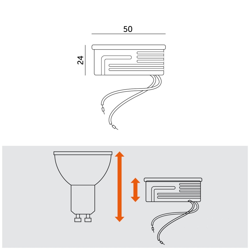 LED Moodul LED/5W/230V 3000K