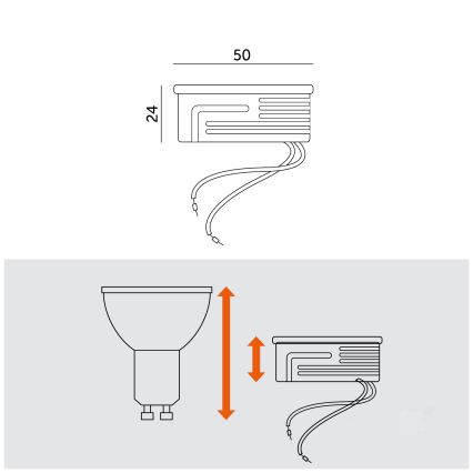 LED Moodul LED/6,5W/230V 6000K