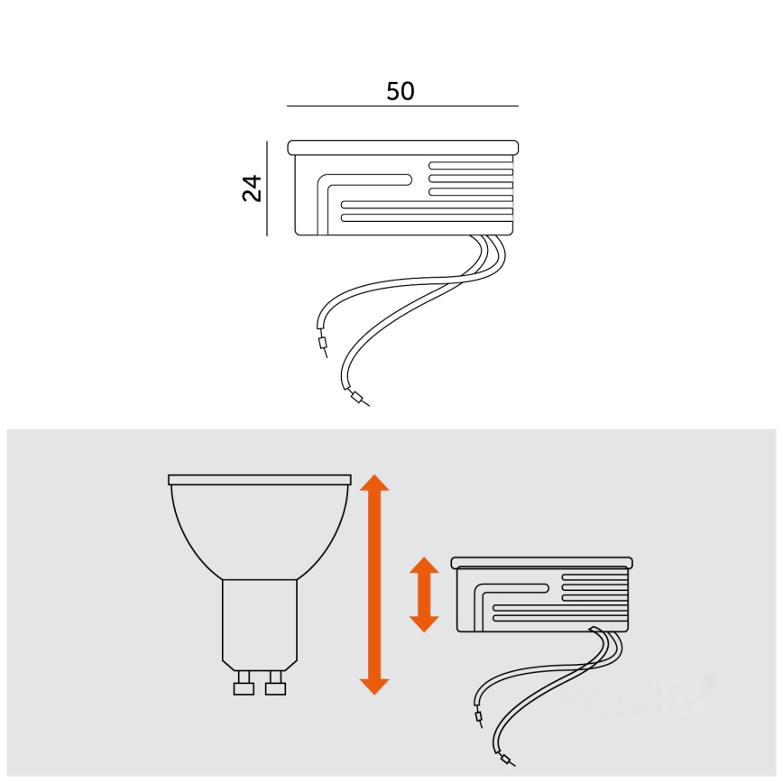 LED Moodul LED/6,5W/230V 6000K