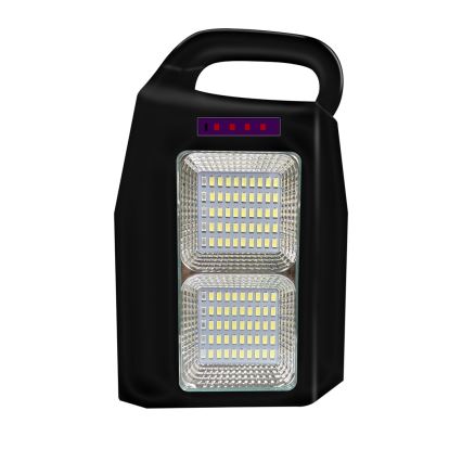 LED Multifunktsionaalne päikesepaneeliga lamp kõlariga ja akupangaga LED/5W/7200mAh IP65