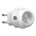 LED Navigatsioontuli pistikupessa anduriga LED/1W/230V
