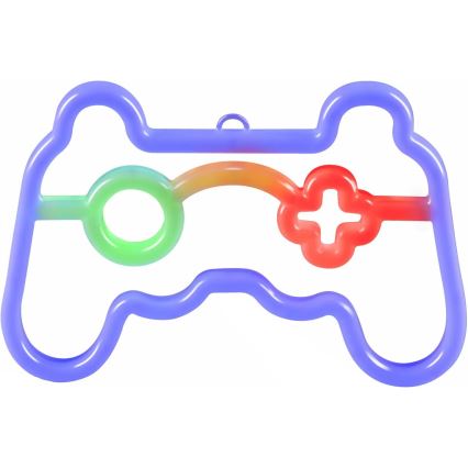 LED Neoon seinakaunistus GAME LED/3W/3xAA USB sinine