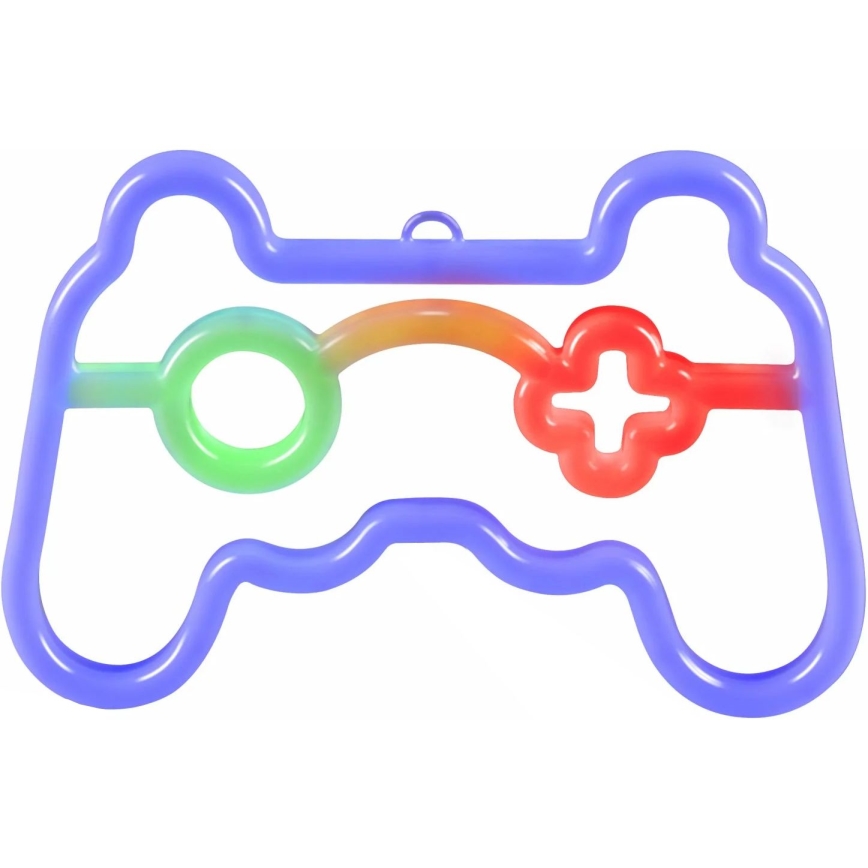 LED Neoon seinakaunistus GAME LED/3W/3xAA USB sinine