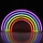 LED Neoon seinakaunistus RAINBOW LED/3W/3xAA USB mitmevärviline