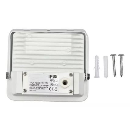 LED Nutikas hämardatav RGB prožektor LED/20W/230V IP65 valge