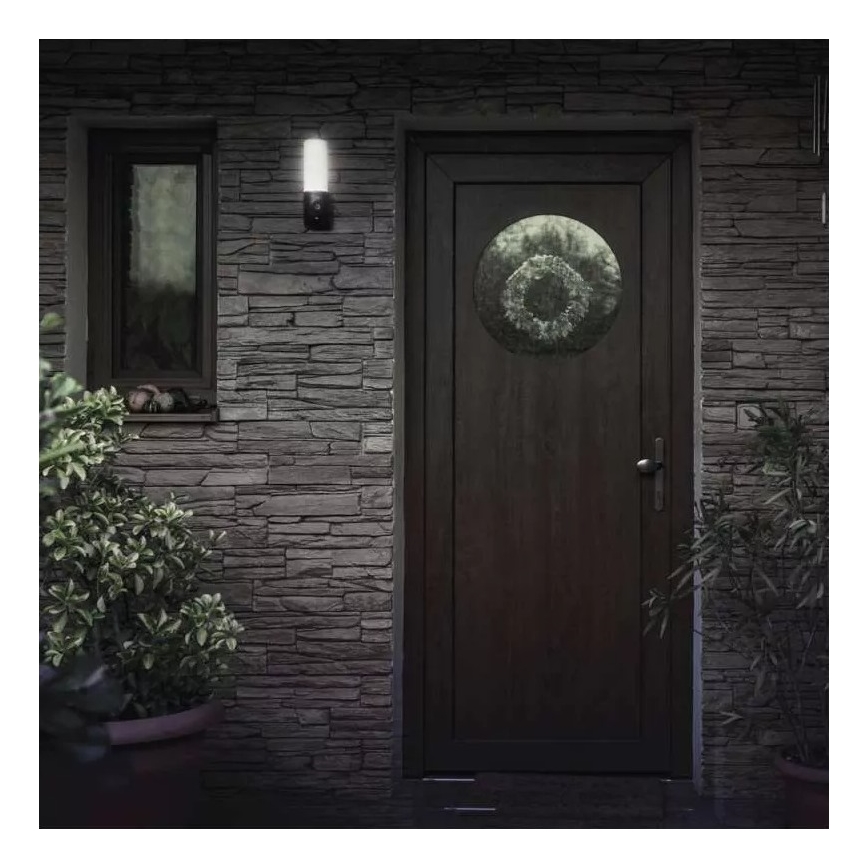 LED Nutikas välikaamera valgustiga GoSmart LED/12W/230V 3200K IP65 Wi-Fi Tuya must