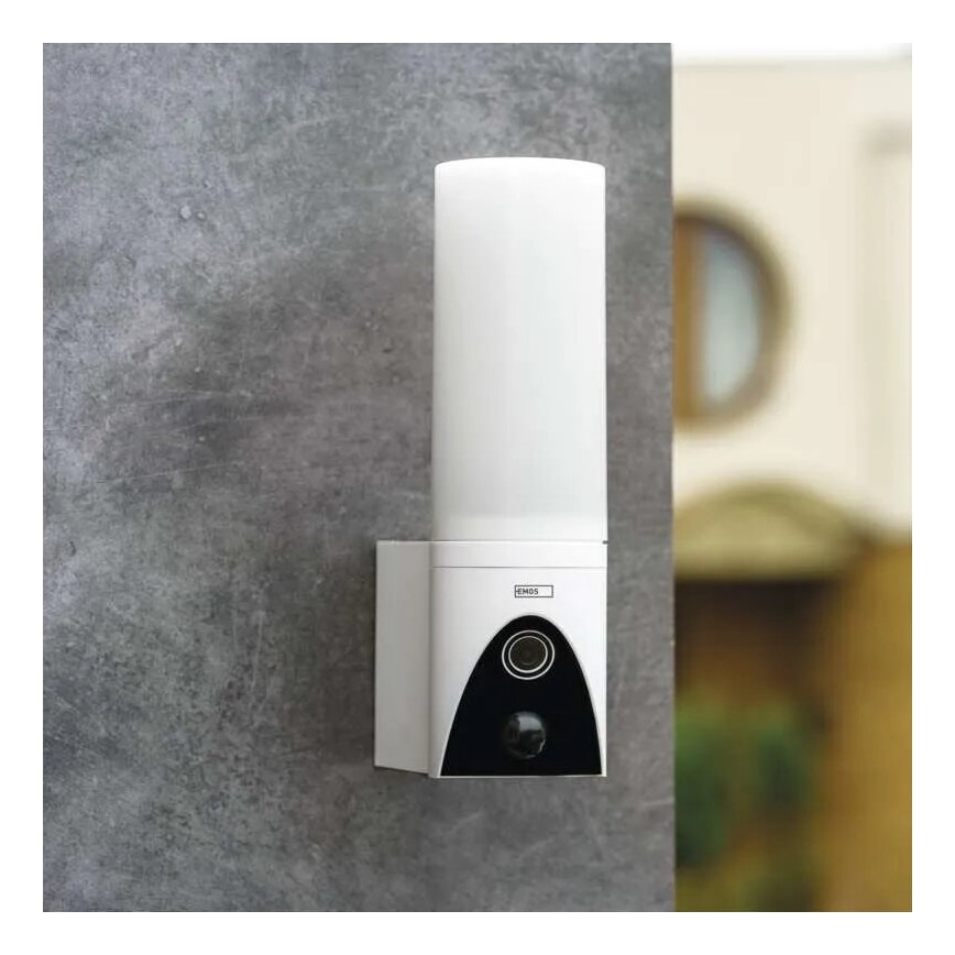 LED Nutikas välikaamera valgustiga GoSmart LED/12W/230V IP65 Wi-Fi Tuya valge