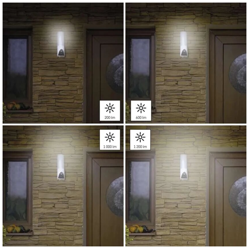 LED Nutikas välikaamera valgustiga GoSmart LED/12W/230V IP65 Wi-Fi Tuya valge