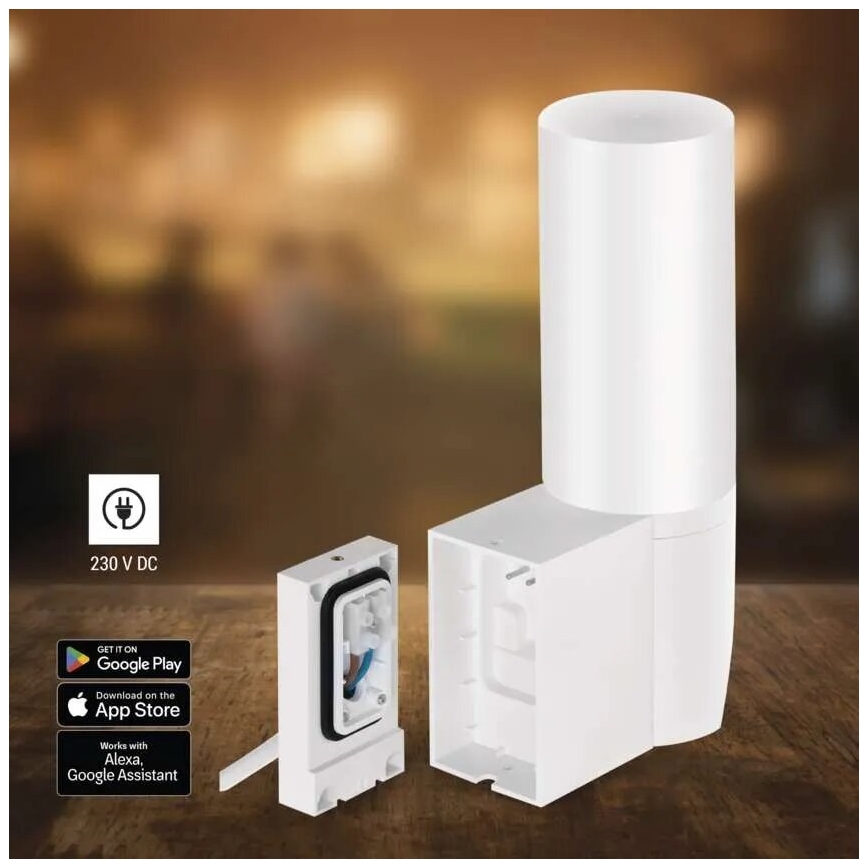LED Nutikas välikaamera valgustiga GoSmart LED/12W/230V IP65 Wi-Fi Tuya valge