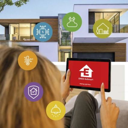 LED Nutikas välikaamera valgustiga GoSmart LED/12W/230V IP65 Wi-Fi Tuya valge