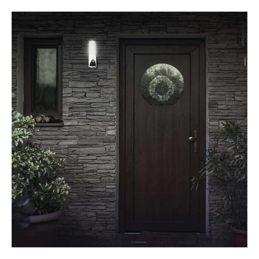 LED Nutikas välikaamera valgustiga GoSmart LED/12W/230V IP65 Wi-Fi Tuya valge