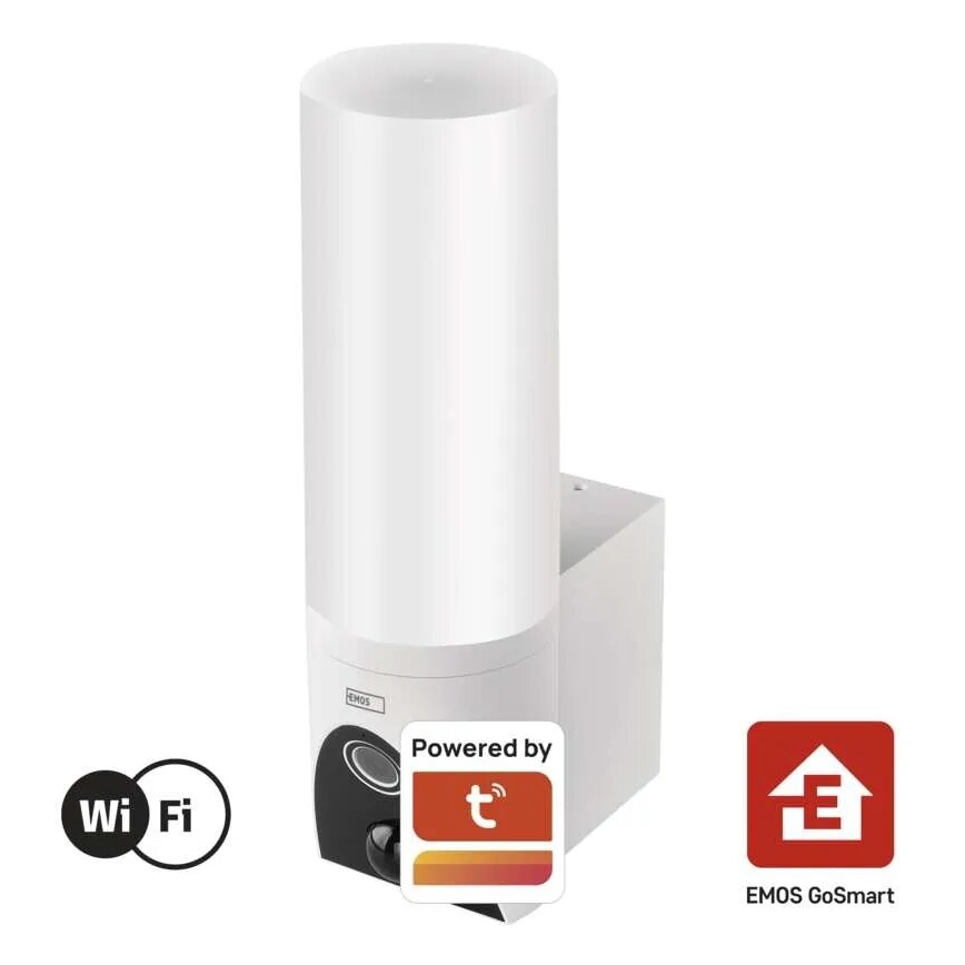 LED Nutikas välikaamera valgustiga GoSmart LED/12W/230V IP65 Wi-Fi Tuya valge