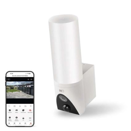 LED Nutikas välikaamera valgustiga GoSmart LED/12W/230V IP65 Wi-Fi Tuya valge