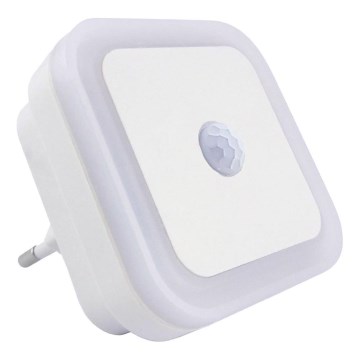 LED-öölamp anduriga, 0,5 W, 230 V, valge