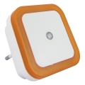 LED-öölamp hämaruseanduriga LED/0,5W/230V oranž