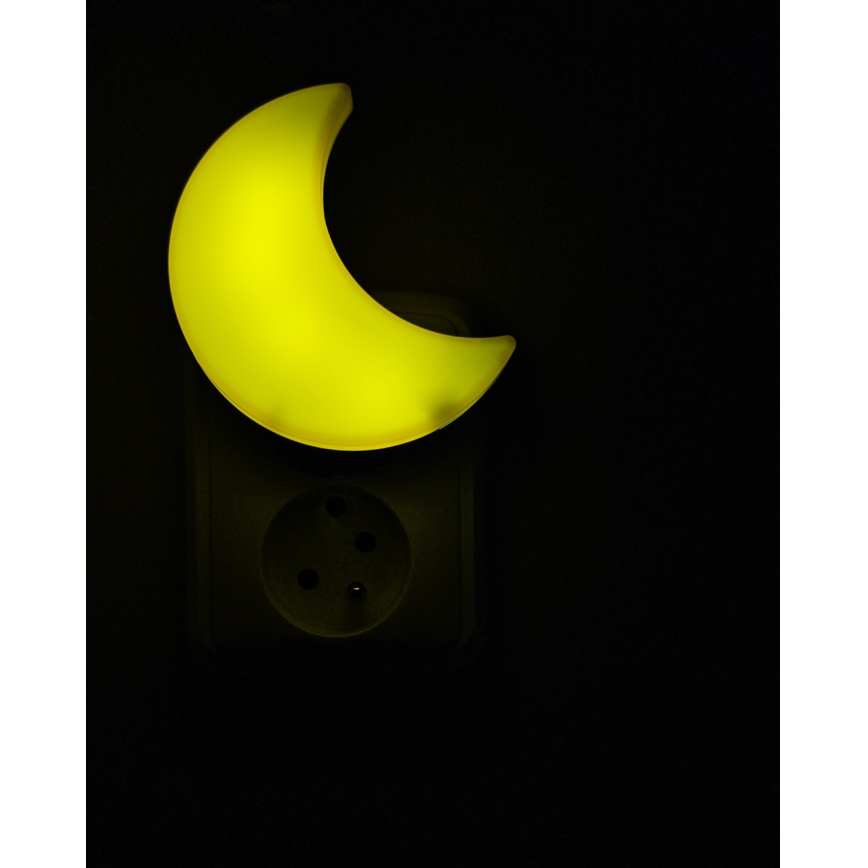LED Öölamp lastele hämardusanduriga LED/0,5W/230V kuu