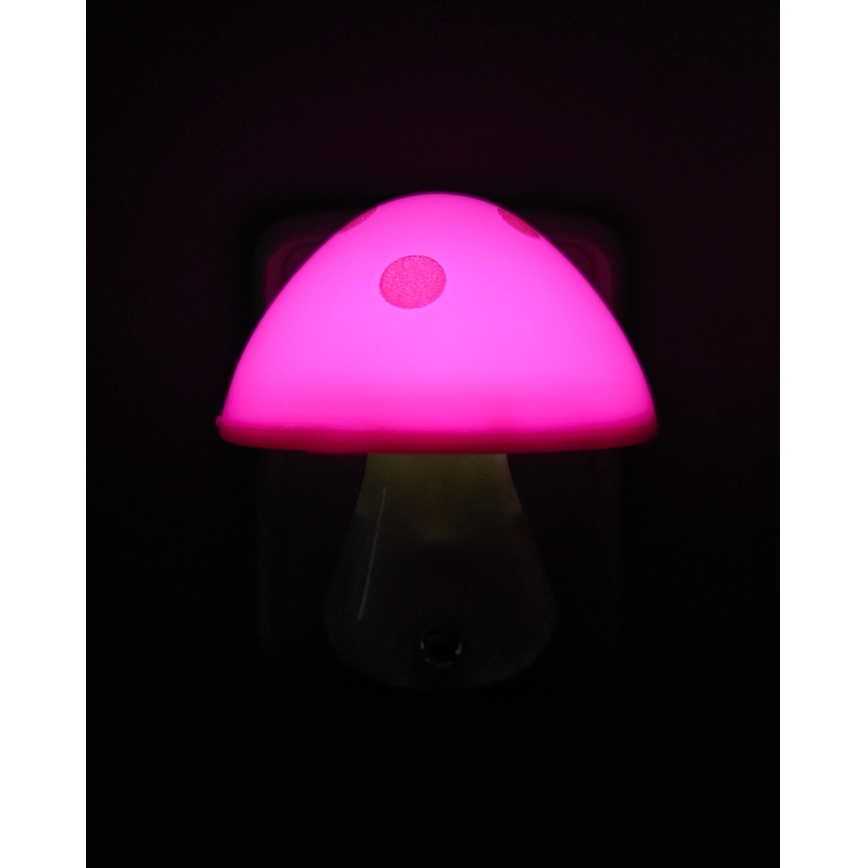 LED Öölamp lastele hämardusanduriga LED/0,5W/230V seen