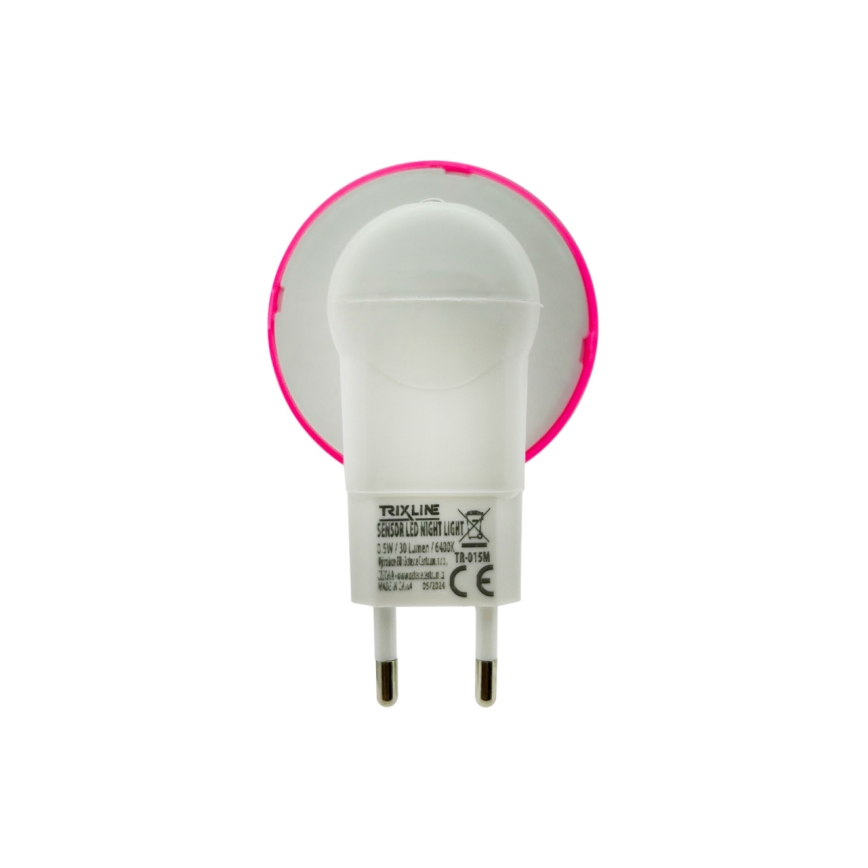 LED Öölamp lastele hämardusanduriga LED/0,5W/230V seen