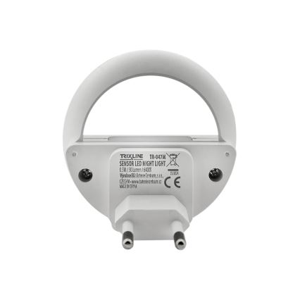 LED Öövalgusti hämardusanduriga LED/0,5W/230V valge