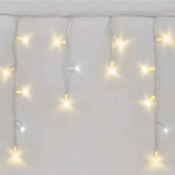 LED õuevalguskett 50xLED/3x0,4m IP44 külm/soe valge
