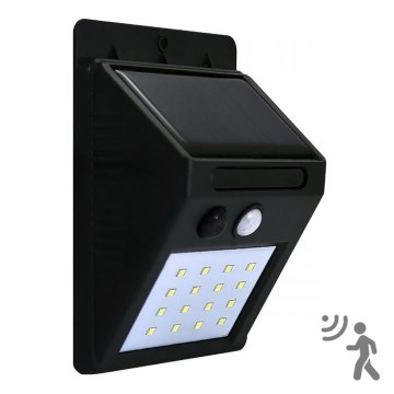 LED päikese seinavalgusti anduriga LED/2,2W/3,7V 2200 mAh IP44