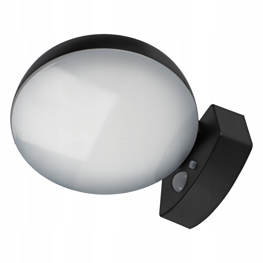 LED hämardatav päikesepaneeliga seinavalgusti anduriga LED/3W/3,7V 1800 mAh IP54 must