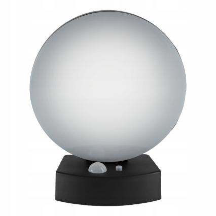 LED hämardatav päikesepaneeliga seinavalgusti anduriga LED/3W/3,7V 1800 mAh IP54 must