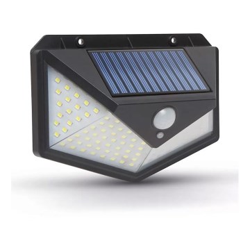 LED päikese seinavalgusti anduriga LED/5W/5,5V IP65 1200 mAh
