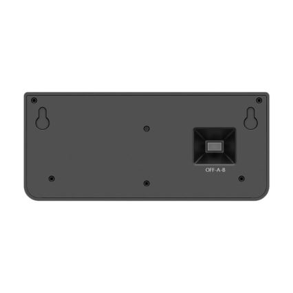 LED-päikese seinavalgusti anduriga LINK LED/5W/3,7V IP65 must