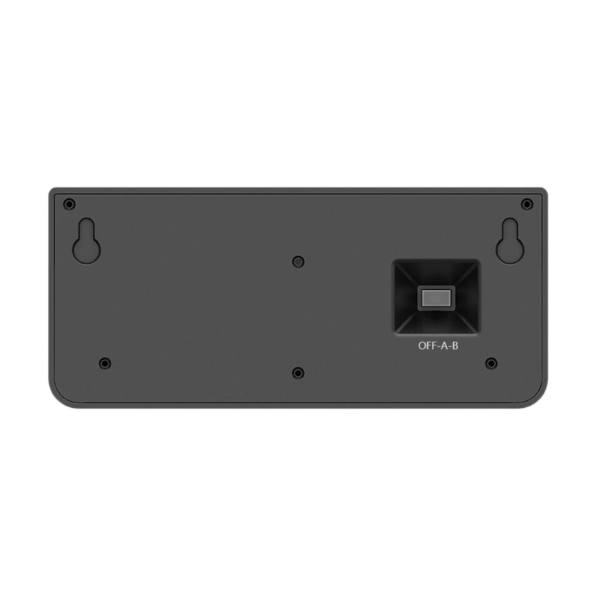 LED-päikese seinavalgusti anduriga LINK LED/5W/3,7V IP65 must