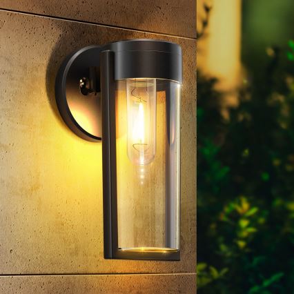 LED päikese seinavalgusti LED/1W/3,7V 500 mAh IP65 must