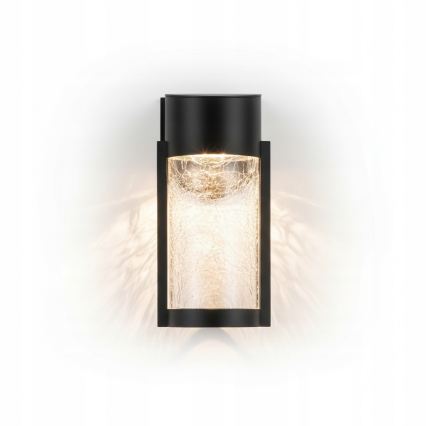 LED päikese seinavalgusti LED/3,7V 300 mAh IP44 must