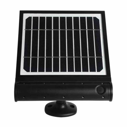 LED päikeseenergia seinavalgusti liikumis- ja hämarustundlikuga LED/8W/3,7V 4000 mAh 4000K IP65
