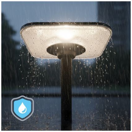 LED päikese tänavavalgusti anduriga SOLSUMI LED/25W/3,2V 3000/4000/6500K IP54 24000 mAh + kaugjuhtimispult