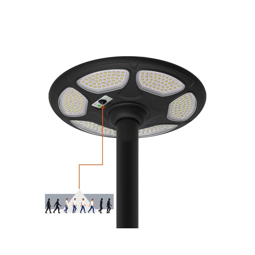 LED Päikese tänavavalgusti anduriga SOLSUMI LED/25W/3,2V IP54 25000 mAh + kaugjuhtimispult