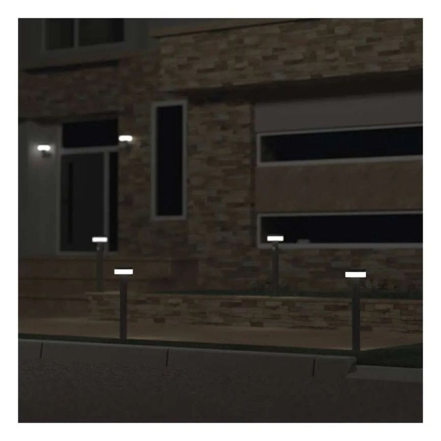 LED päikeseenergia lamp anduriga LED/2W/3,7V 1200 mAh IP44 50 cm