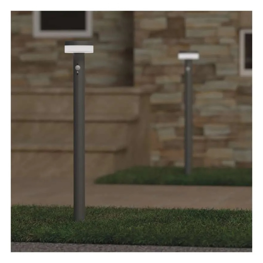 LED päikeseenergia lamp anduris LED/2W/3,7V 1200 mAh IP44 80 cm
