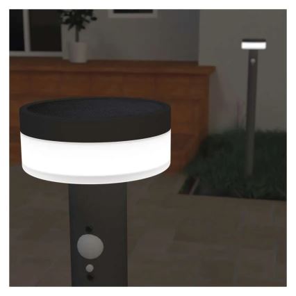 LED päikeseenergia lamp anduris LED/2W/3,7V 1200 mAh IP44 80 cm