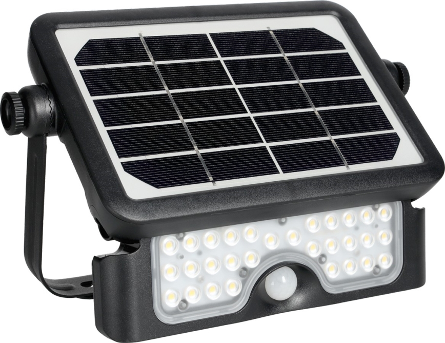 LED päikeseenergia prožektor anduriga LED/5W/3,7V 4000K IP65 3000 mAh