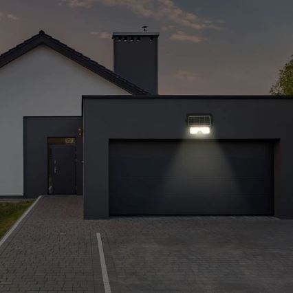 LED päikeseenergia prožektor anduriga LED/5W/3,7V IP65 4000K 3000 mAh