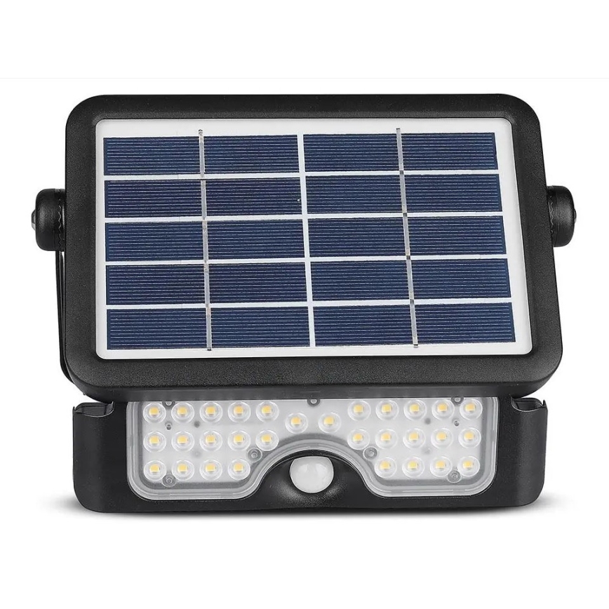 LED päikeseenergia prožektor anduriga LED/5W/3,7V IP65 4000K 3000 mAh