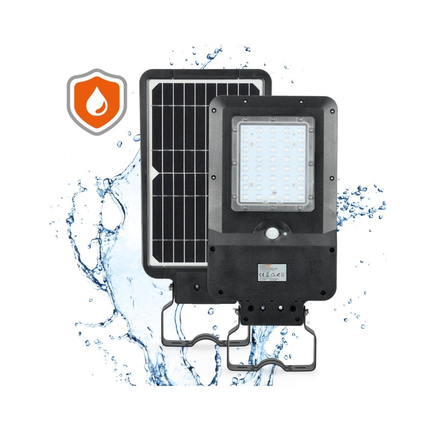 LED-päikeseenergial töötav tänavavalgusti anduriga STREET LED/15W/7,4V 4000K IP65 5400 mAh