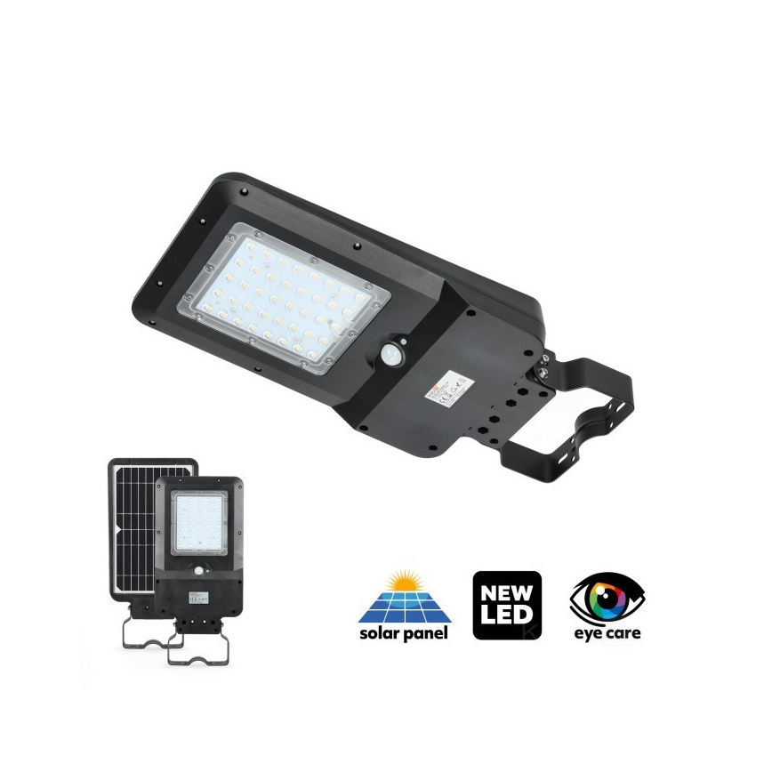 LED-päikeseenergial töötav tänavavalgusti anduriga STREET LED/15W/7,4V 4000K IP65 5400 mAh