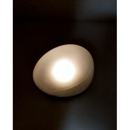 LED päikeselamp 2xLED/1,2V 300 mAh IP44 must/valge