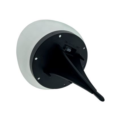 LED päikeselamp 2xLED/1,2V 300 mAh IP44 must/valge