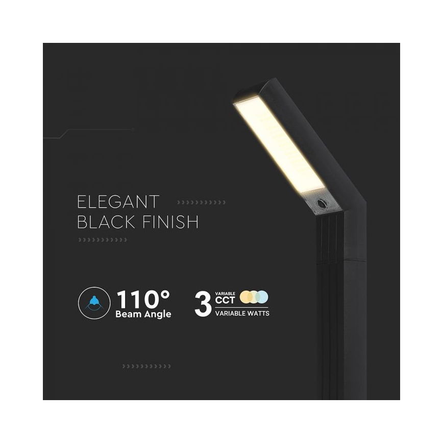 LED päikeselamp 2‑ühes LED/1,5 W/3,7 V IP65 1500 mAh
